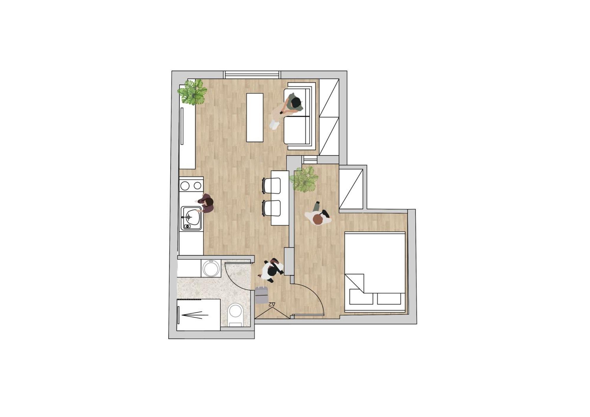 テッサロニキHoney Oak & Cream Patio By Nestアパートメント エクステリア 写真